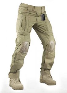 Tactical pants with knee pads