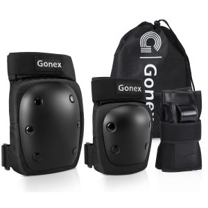 Gonex Skateboard Elbow Pads Knee Pads with Wrist Guards