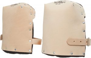 Leather Knee Pads Heavy Duty by CLC Custom